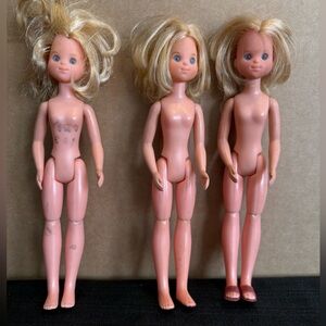 Vintage 1970s Mattel Sunshine MOM Doll Lot of 3